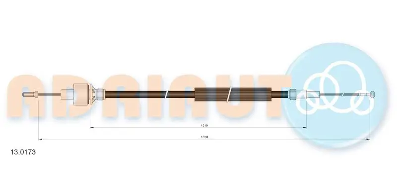 Cable Pull, clutch control ADRIAUTO 130173
