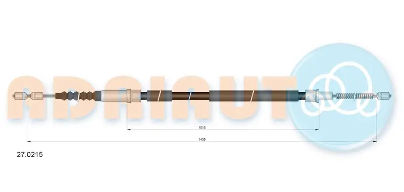 Cable Pull, parking brake ADRIAUTO 270215