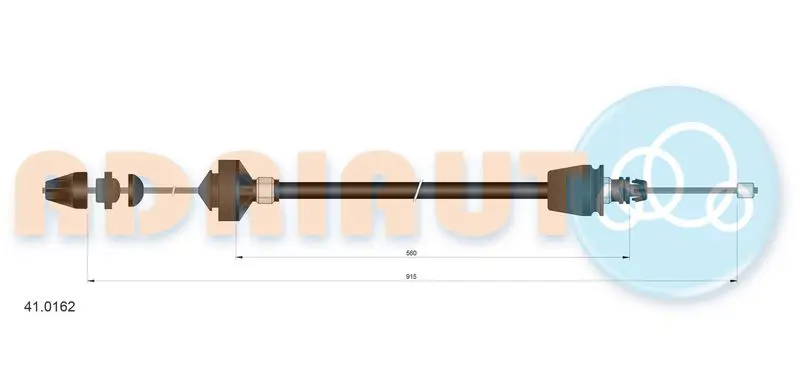 Cable Pull, clutch control ADRIAUTO 410162