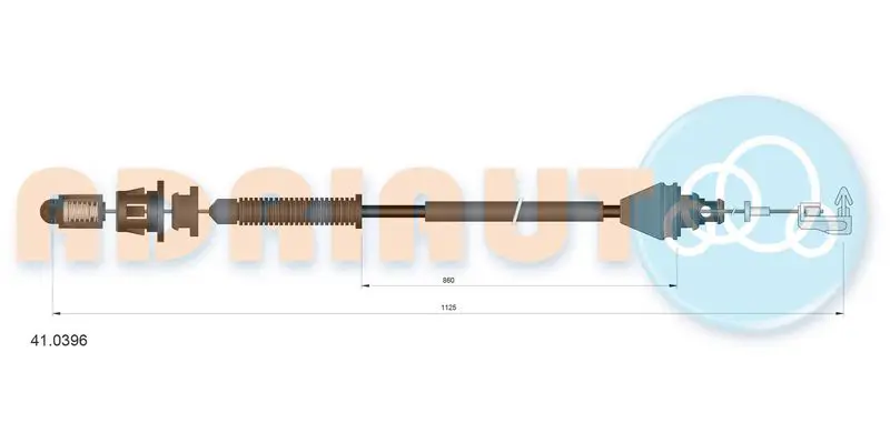Accelerator Cable ADRIAUTO 410396