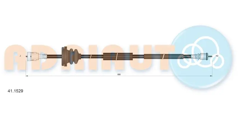 Speedometer Cable ADRIAUTO 411529