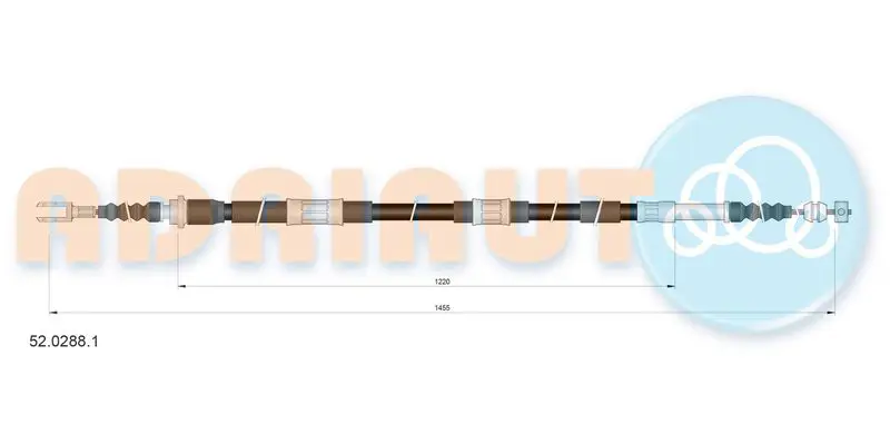 Cable Pull, parking brake ADRIAUTO 5202881