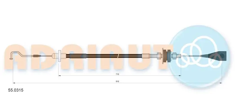 Akseleratora trose ADRIAUTO 550315