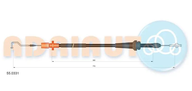 Akseleratora trose ADRIAUTO 550331