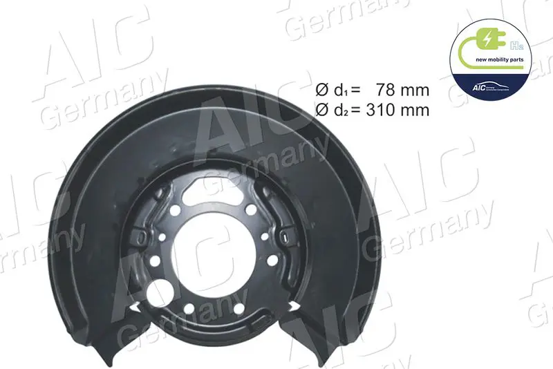 Splash Guard, brake disc AIC 55097