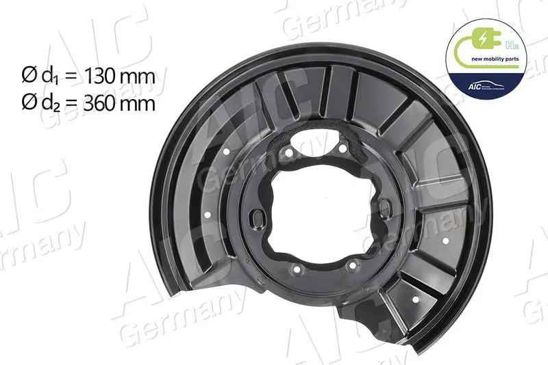 Splash Guard, brake disc AIC 55102