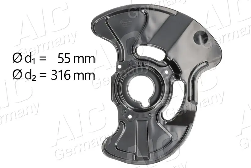 Splash Guard, brake disc AIC 55192