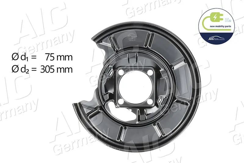 Splash Guard, brake disc AIC 55686