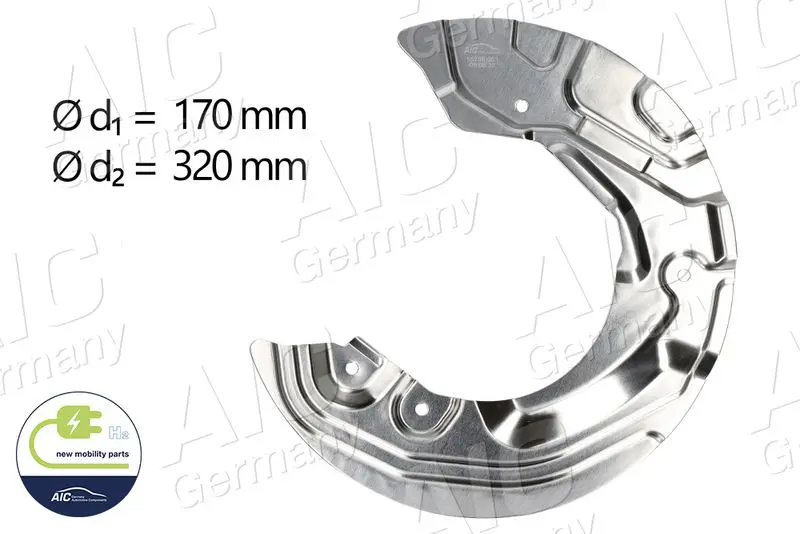 Splash Guard, brake disc AIC 55738