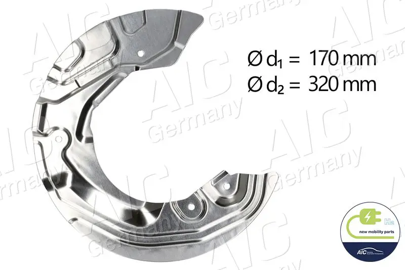Splash Guard, brake disc AIC 55739