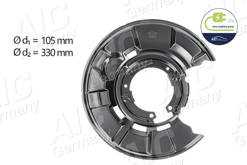 Splash Guard, brake disc AIC 55750