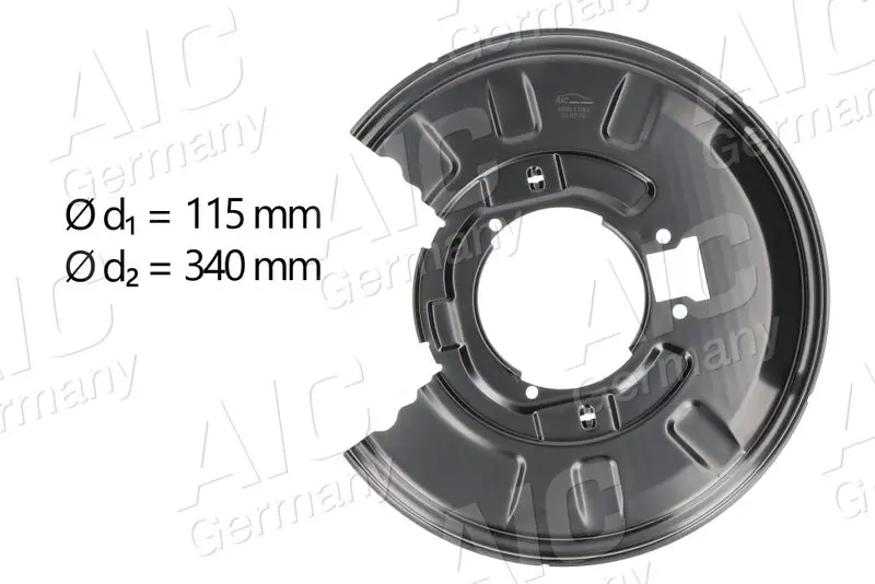 Splash Guard, brake disc AIC 55911
