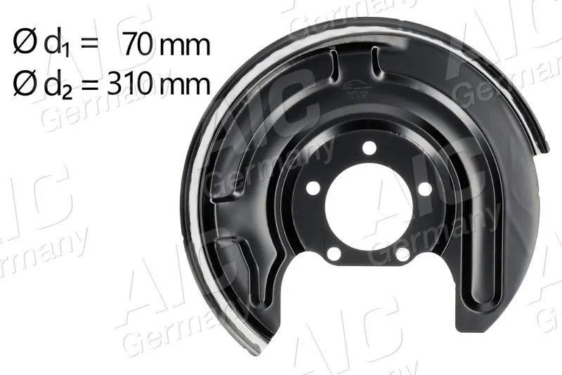 Splash Guard, brake disc AIC 55977