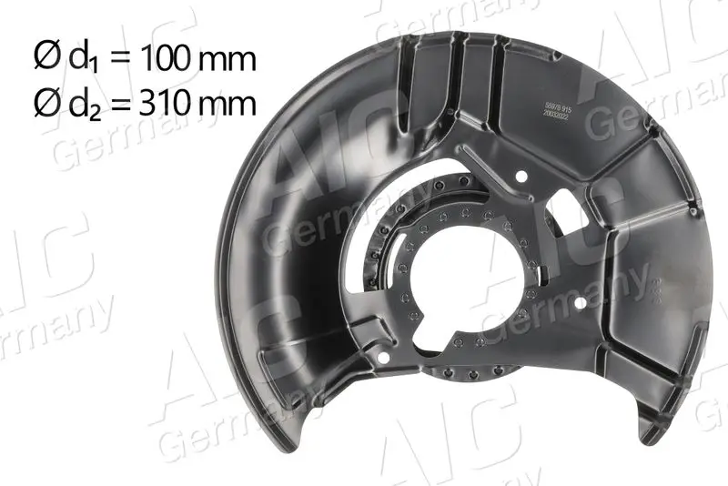Splash Guard, brake disc AIC 55978