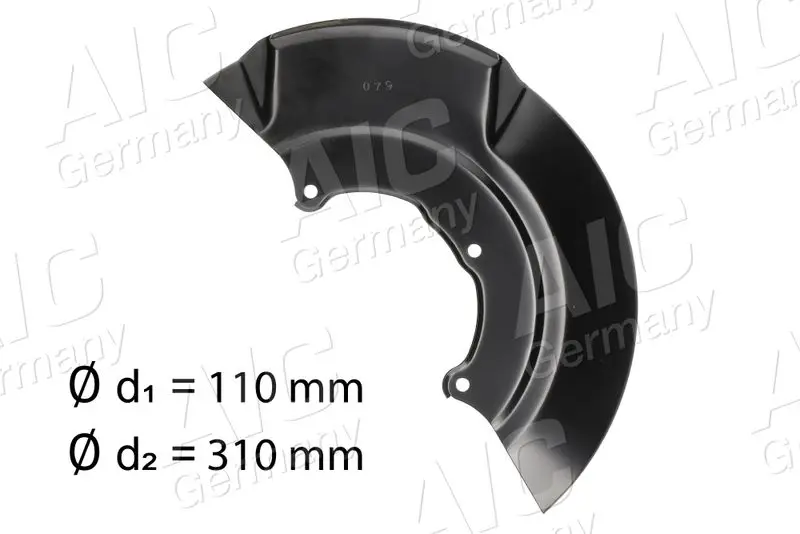 Splash Guard, brake disc AIC 56018