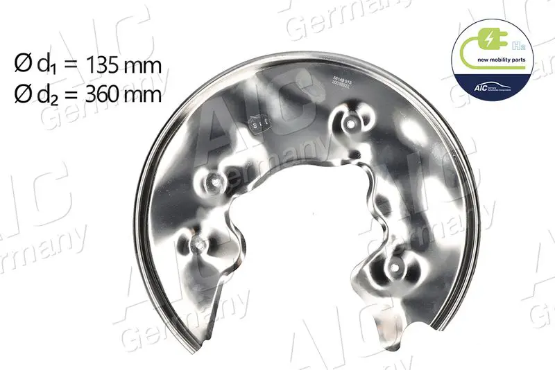 Splash Guard, brake disc AIC 56149