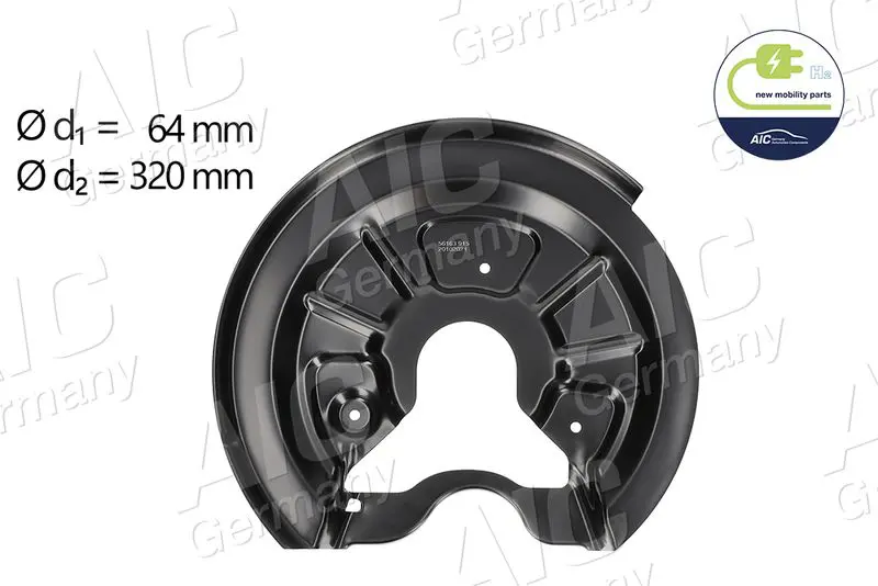 Splash Guard, brake disc AIC 56163