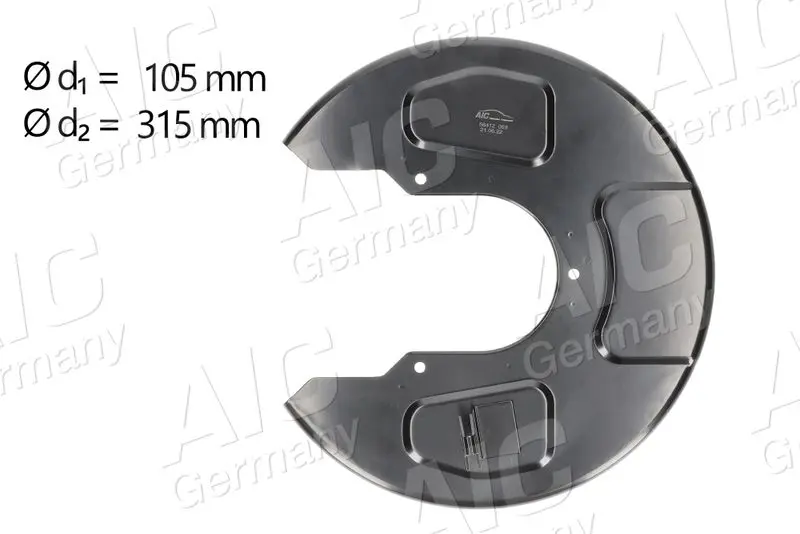 Splash Guard, brake disc AIC 56412