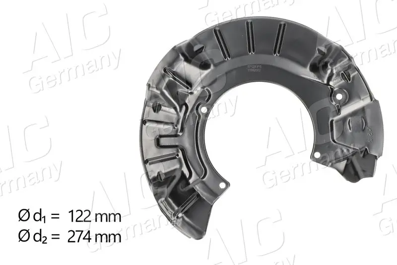 Splash Guard, brake disc AIC 57129