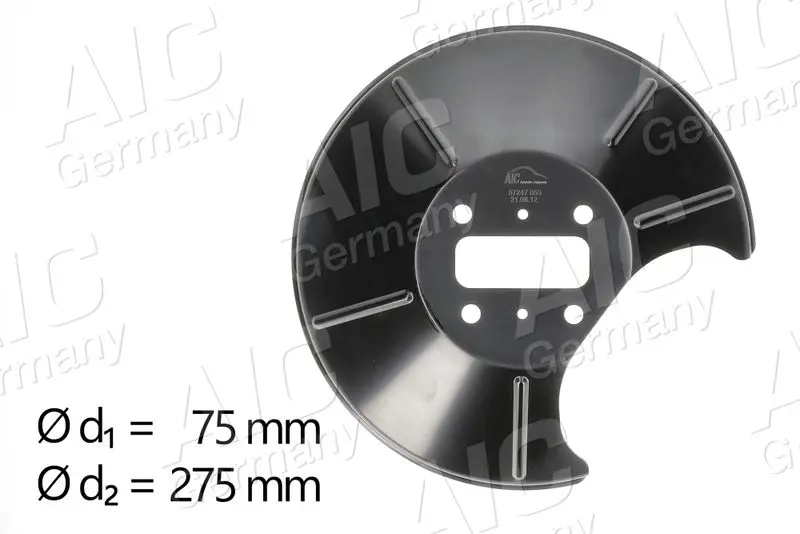 Splash Guard, brake disc AIC 57247