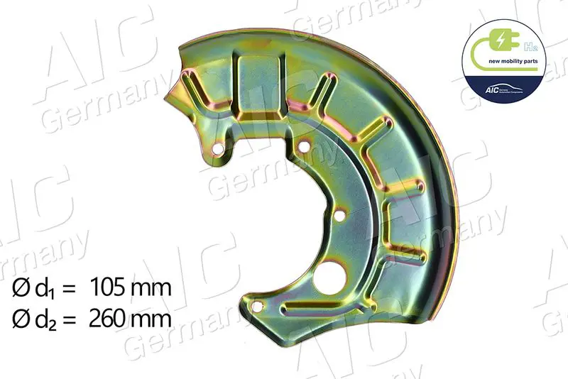 Splash Guard, brake disc AIC 57600