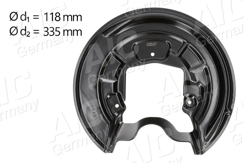 Splash Guard, brake disc AIC 57692