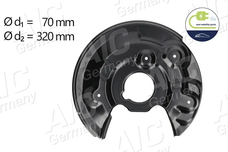 Splash Guard, brake disc AIC 57844