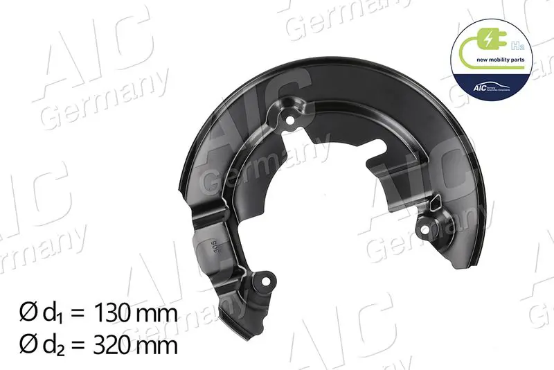 Splash Guard, brake disc AIC 58104
