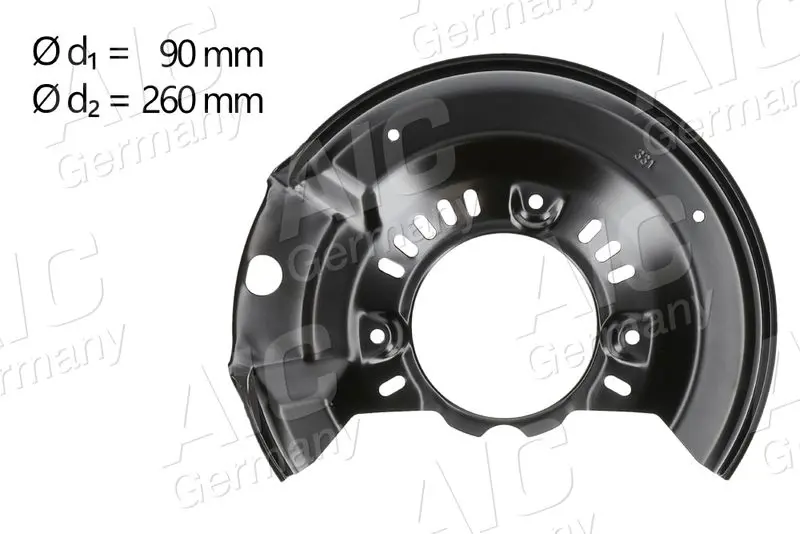 Splash Guard, brake disc AIC 58105