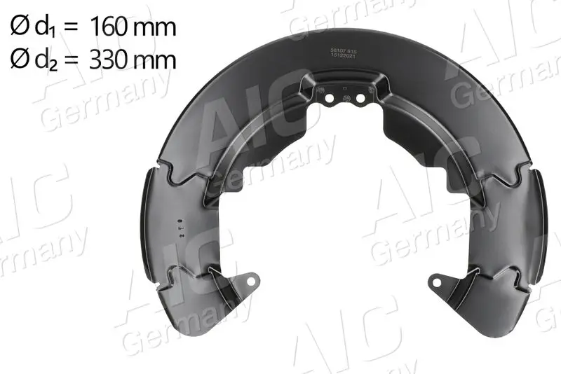 Splash Guard, brake disc AIC 58107