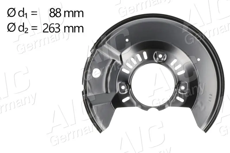 Splash Guard, brake disc AIC 58276