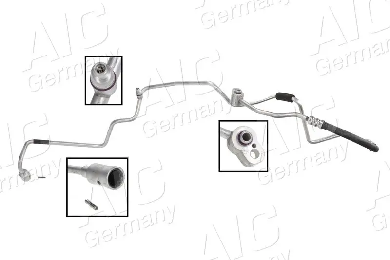 High-/Low Pressure Line, air conditioning AIC