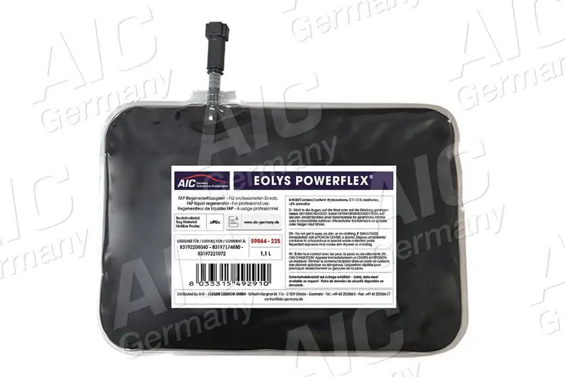 Additive, soot/particulate filter regeneration AIC 59064
