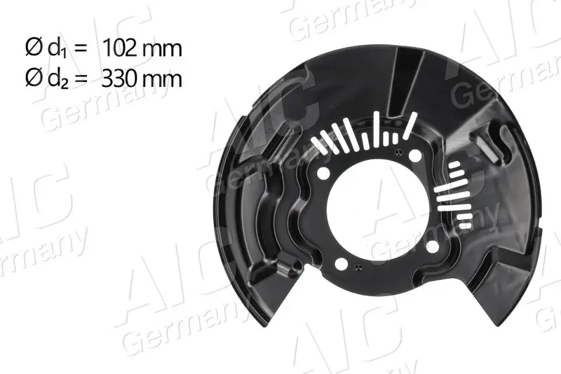 Splash Guard, brake disc AIC 70740