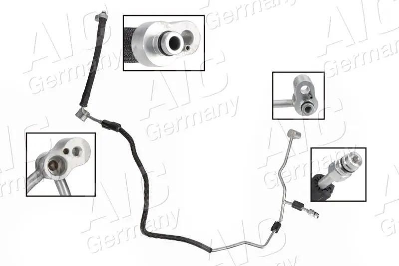 High-/Low Pressure Line, air conditioning AIC