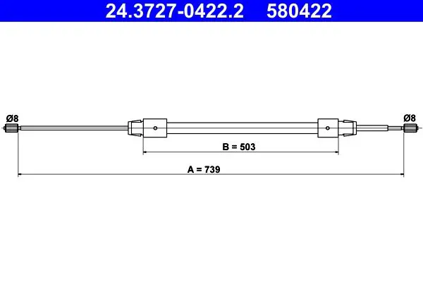 Trose, Stāvbremžu sistēma ATE 24372704222