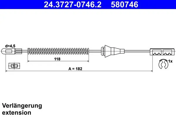 Trose, Stāvbremžu sistēma ATE 24372707462