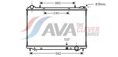 Radiators, Motora dzesēšanas sistēma AVA OLA2441