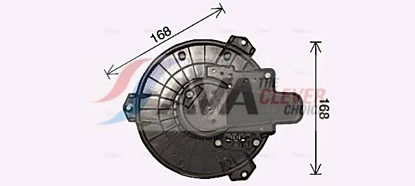 Electric Motor, interior blower AVA TO8751