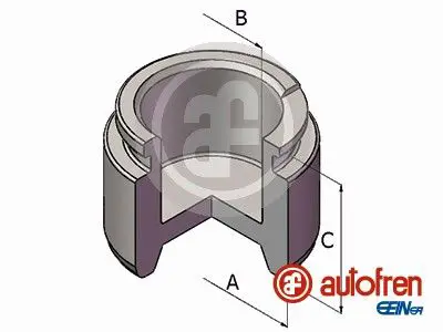 Piston, brake caliper Autofren Seinsa D025851