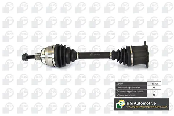 Piedziņas vārpsta BGA DS2305