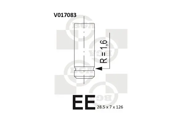 Izplūdes vārsts BGA V017083