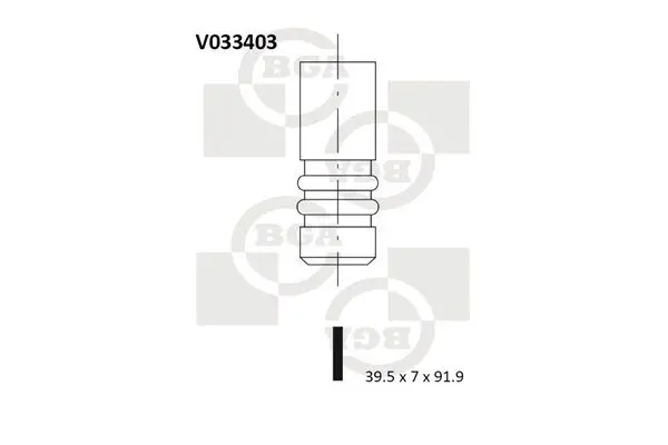 Ieplūdes vārsts BGA V033403