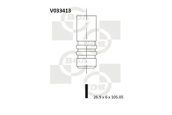 Ieplūdes vārsts BGA V033413