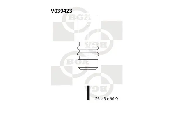Ieplūdes vārsts BGA V039423