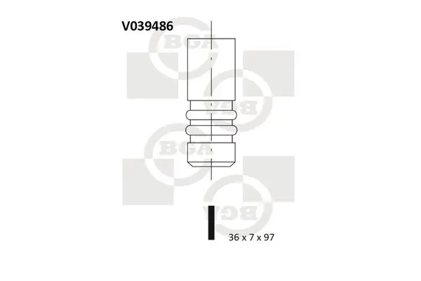 Ieplūdes vārsts BGA V039486