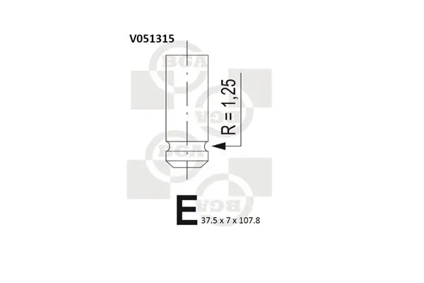 Ieplūdes vārsts BGA V051315
