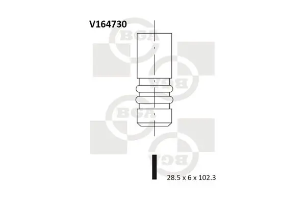 Ieplūdes vārsts BGA V164730