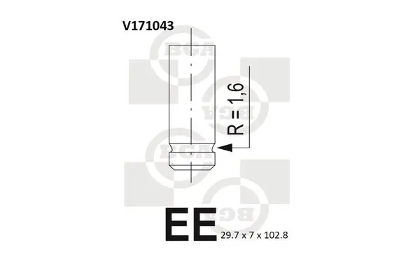 Izplūdes vārsts BGA V171043