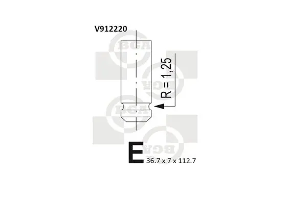 Ieplūdes vārsts BGA V912220